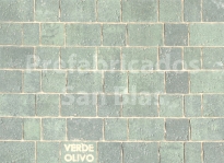 Adoquin Alpujarra rustico VERDE OLIVO.